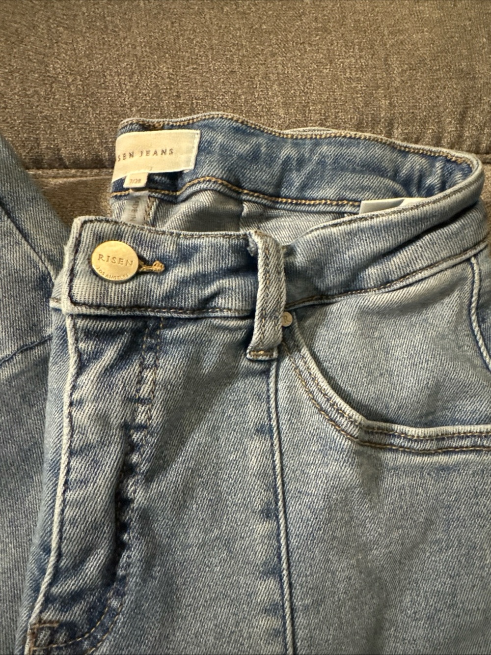 Risen Jeans High-Rise Light Blue Women's Jeans EUC